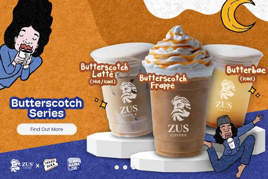 Butterscotch Latte ZUS Coffee. Zus Coffee edisi baru,