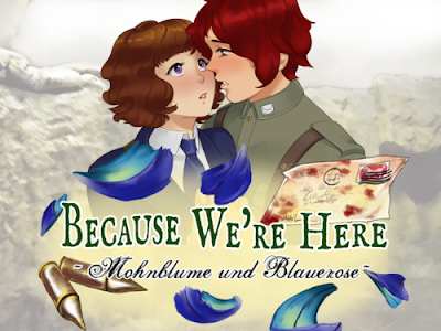 because we're here mohnblume and blauerose visual novel review