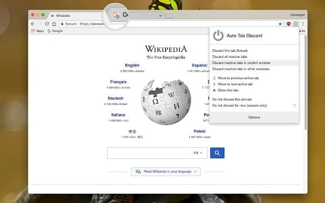 Auto Tab Discard Firefox Tab Manager