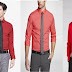 Ideas para combinar camisa y chaqueta  rojo-hombre fashion