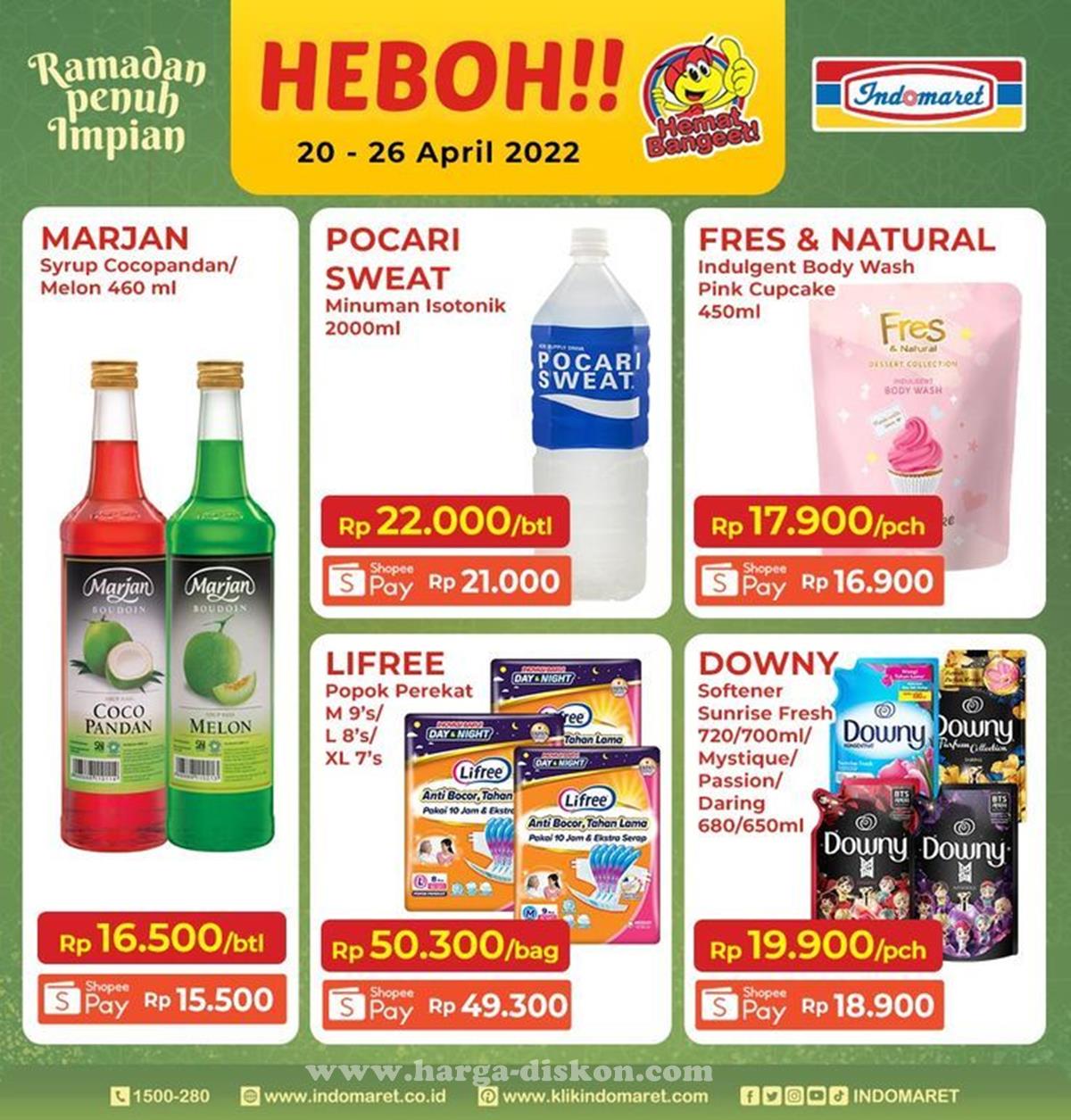 Promo Heboh INDOMARET dan Product of The Week 20 - 26 April 2022