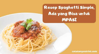 Resep spaghetti simple