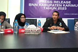 Kepala BNNK Karimun, Menyampaikan Kinerja Selama Tahun 2023
