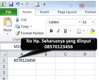 Cara Menambahkan Angka 0 Di Excel Untuk No HP