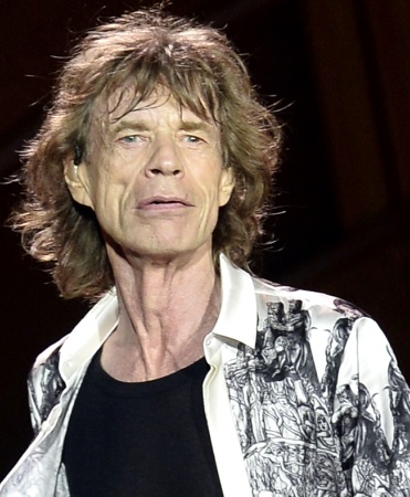 Foto de Mick Jagger más anciano y con arrugas