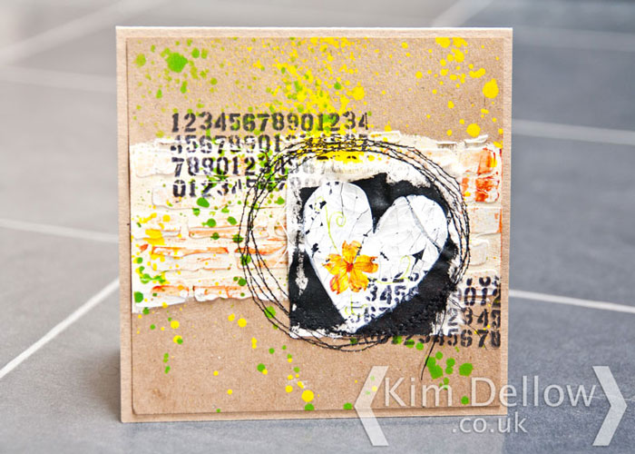 a card from old scraps