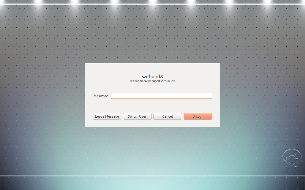 Libre Free Gratis Ubuntuのロック画面の壁紙を変更する方法