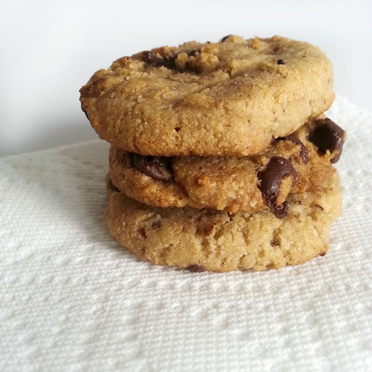 Gluten Free Chocolate Chip Cookies by Isn't that Sew (Elana's Pantry Recipe)