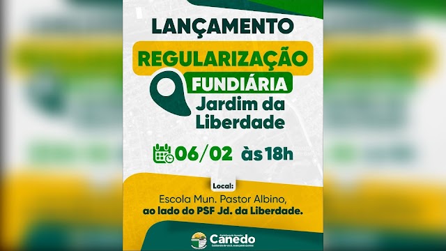 Senador Canedo abre cadastro para regularização fundiária no Jardim Liberdade