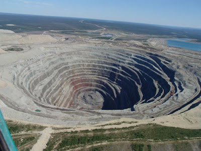 Udachnaya Pipe Russia The Udachnaya Pipe is a diamond mine in Russia