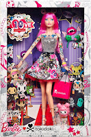 2015 tokidoki barbie pink hair packaging box limited edition