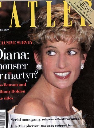 Princess Diana on the Cover of Tatler magazine in 1993