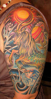 Zodiak Tattoos Gallery - Capricorn Tattoo