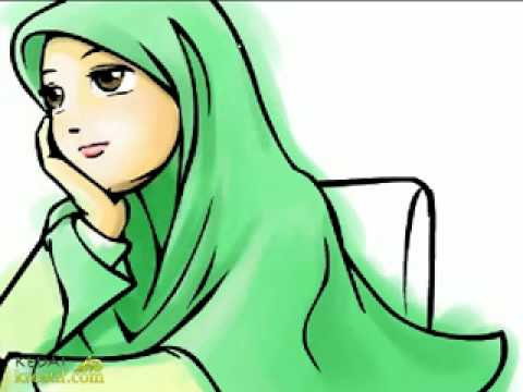gambar animasi  kartun muslim dan muslimah  kartun yunik