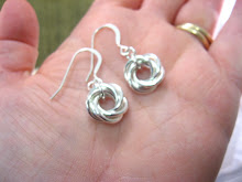 Large Silver Love Knots