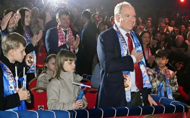 Crown Prince Jacques, Princess Gabriella, Princess Stephanie, Camille Gottlieb, Gareth, Roisin, Kaia Rose and Bodie