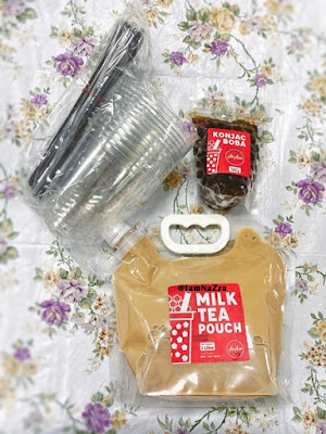 ชานมไต้หวัน ไข่มุกบุก แอร์เอเชีย - Air Asia: Taiwanese Milk Tea with Konjac