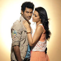 Vishal, Trisha Krishnan, Sunaina on Samar (2013) Tamil Movie Latest Stills
