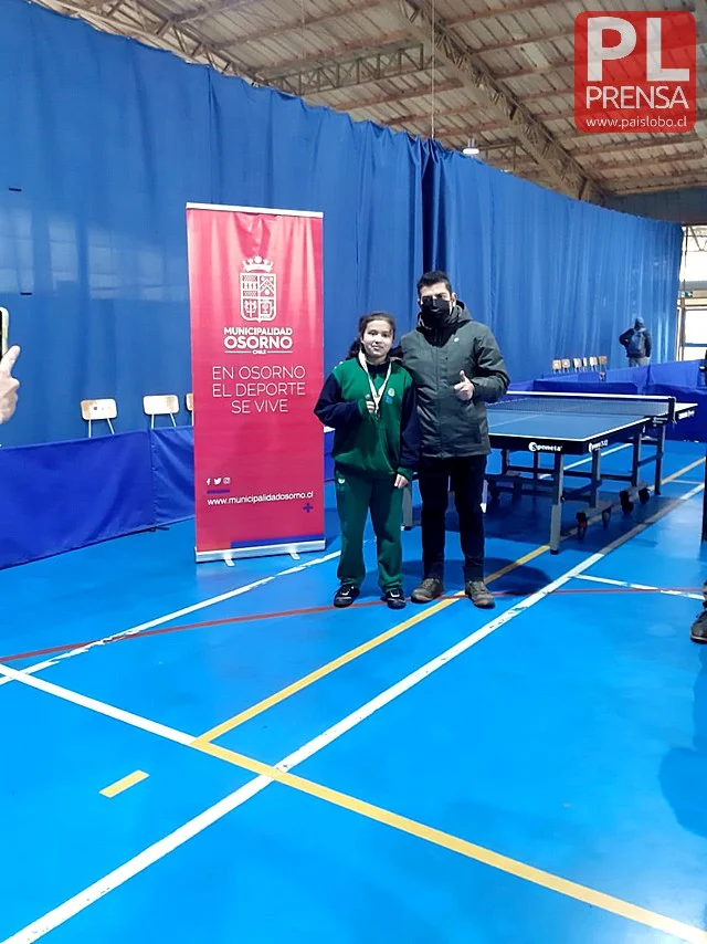 Purranque obtiene el tercer lugar provincial en Tenis de Mesa