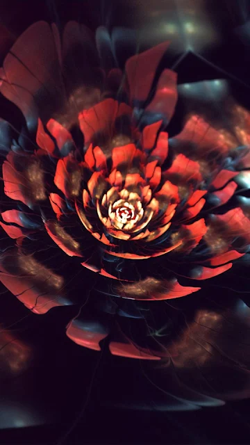 Abstract Flowers Of Elysium Desktop Wallpaper