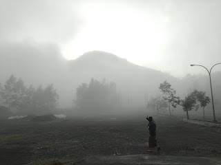 Pagi di kawasan kawah sileri