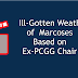 Ill-Gotten Weath of  Marcoses Based on Ex-PCGG Chair