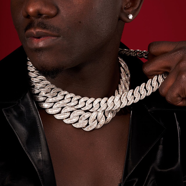 rock gold cuban link chain