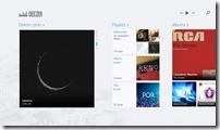 Ruutukaappaus: Deezerin Windows 8 sovellus
