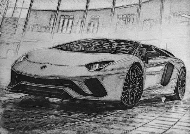 2018 lamborghini roadster s image sketch