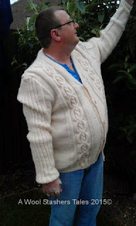 Cabled Northshore Cardigan,