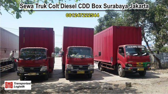 Sewa Truk  Colt Diesel CDD  Box  Surabaya Jakarta SMB TRANS 
