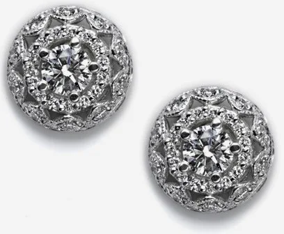 Diamond Stud Earrings 