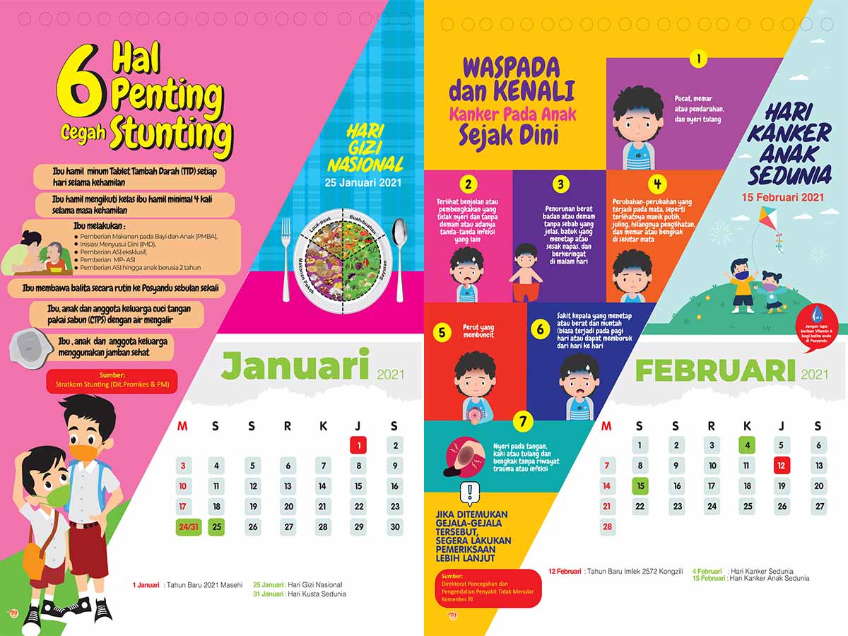 kalender januari februari 2021