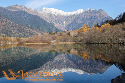 công viên quốc gia Kamikochi vào mùa thu