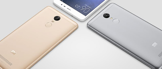 redmi note three back colors