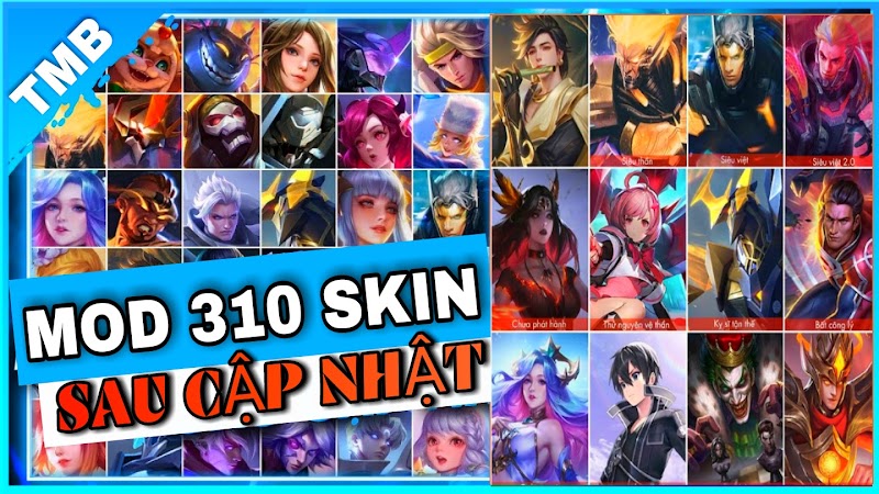 Mod Skin Liên Quân Mùa 19 - Hướng Dẫn MOD 310 Skin Liên Quân Có Hiệu Ứng Mới Nhất Sau Cập Nhật