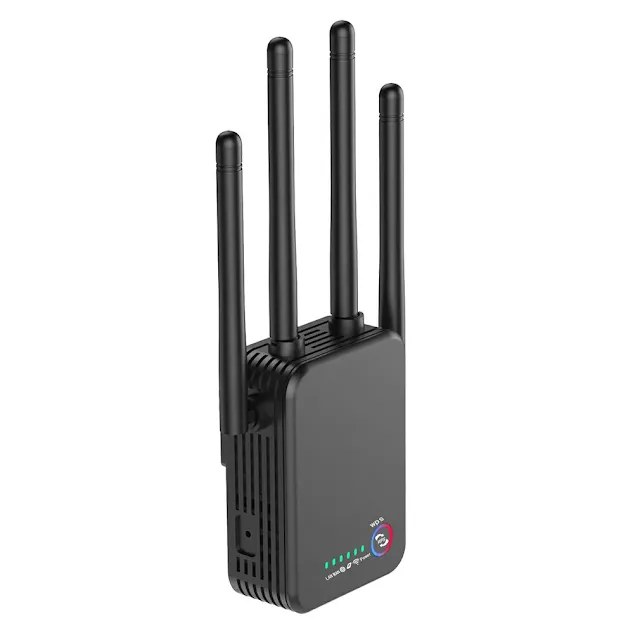 Wireless Router's Wifi Repeater 300Mbps 2.4g Dual-Band 4Antenna Wi-Fi Range Extender Signal Home Network Supplies