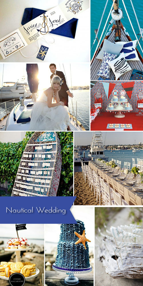 Style Board Nautical Wedding Ideas