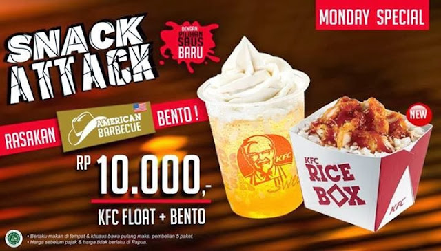 Promo KFC Monday Special SNACK ATTACK  Katalog Promo Terbaru