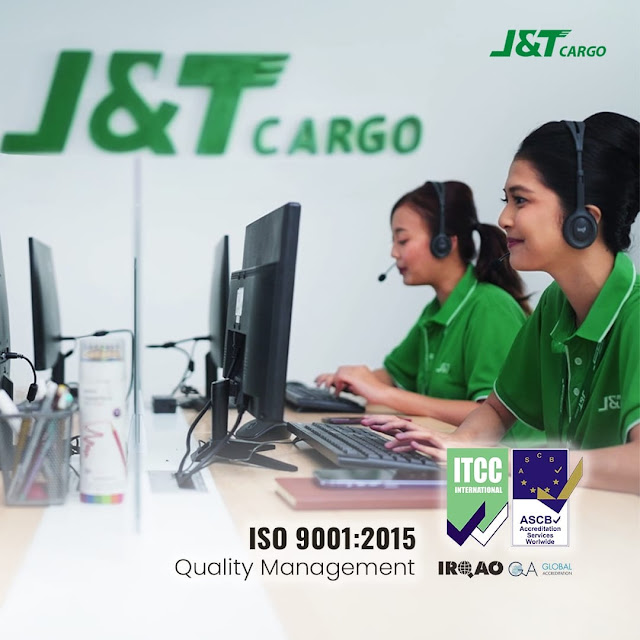 galeri Sertifikasi ISO  JNT Pengiriman Cargo Makassar