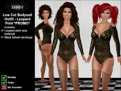 BSN Low Cut Bodysuit Outfit