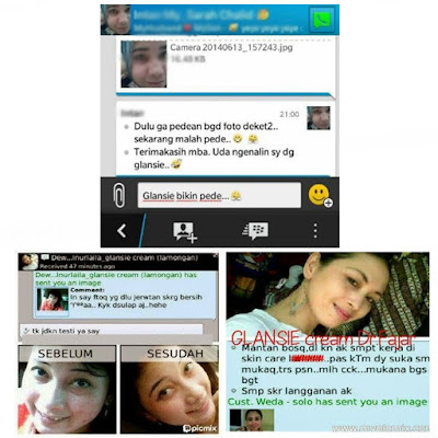 Testimoni Cream Glansie Beauty Care Normal