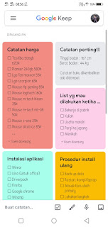 Google keep vs vivo note