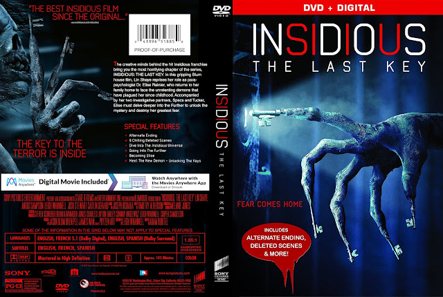 Insidious The Last Key DVD Cover - Cover Addict - DVD 