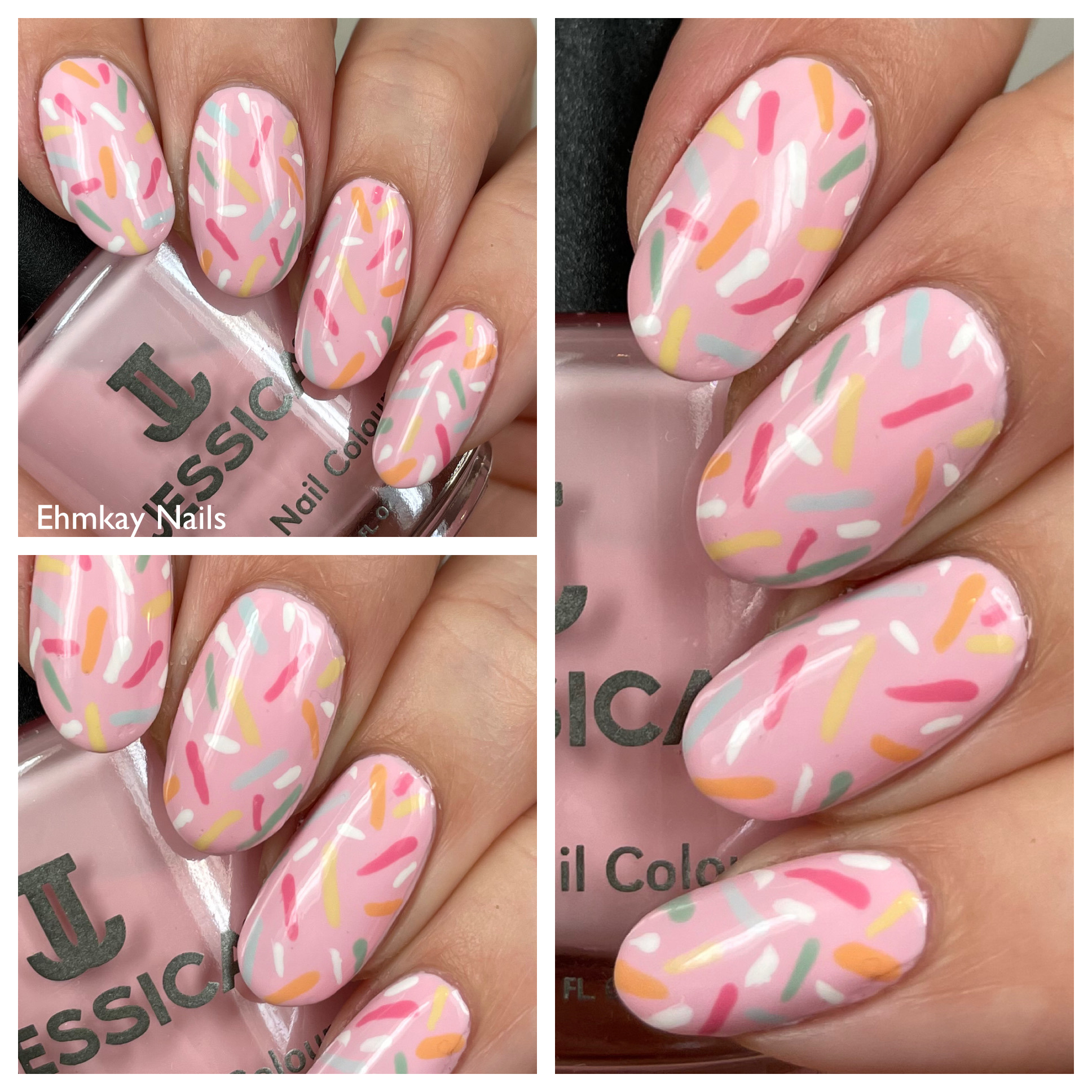 ehmkay nails: Sprinkles Candy Nail Art