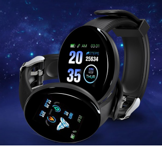 D18 Round Bluetooth Smart Watch