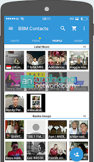 BBM Materialism Blue V2.13.1.14 Apk