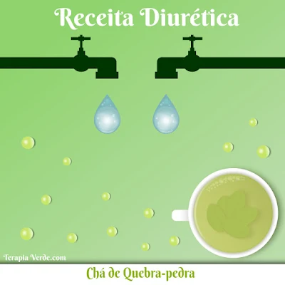 Receita Diurética: Chá de Quebra-pedra