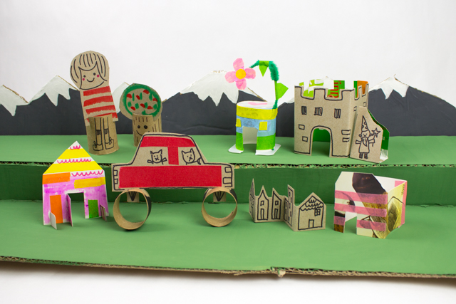 How to Host an Epic Cardboard City Building Event:  A fun Recycled Playdate idea!