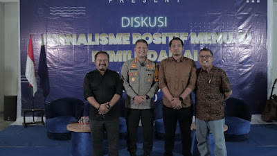 Kapolresta Malang Kota Tegaskan Netralitas TNI Polri di Sharing Session Jurnalisme Positif Wujudkan Pemilu Damai